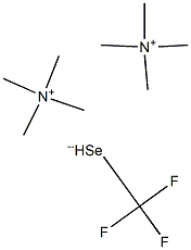 Tetramethylammonium trifluoromethylselenate Structure