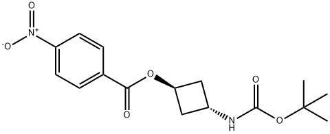 (1r,3r)-3-((tert-butoxycarbonyl)amino)cyclobutyl 4-nitrobenzoate Structure