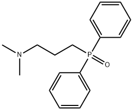 1-Propanamine, 3-(diphenylphosphinyl)-N,N-dimethyl- Structure