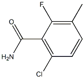 6-CHLORO-2-FLUORO-3-METHYLBENZAMIDE, 97+% Structure