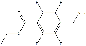 ethyl 4-(aminomethyl)-2,3,5,6-tetrafluorobenzoate Structure