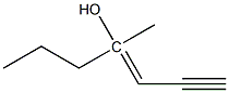 1-ethynyl-2-methyl penten-2-ol Structure