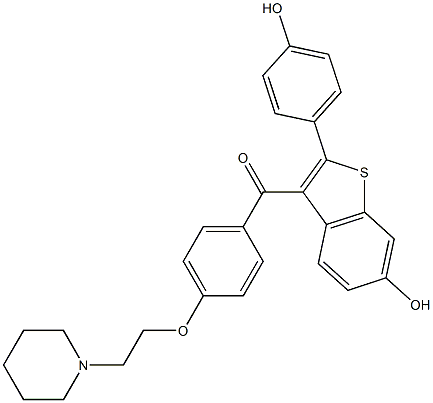 Raloxifene Structure