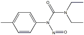 N-(4-Methylphenyl)-N-nitroso-N',N'-diethylurea Structure