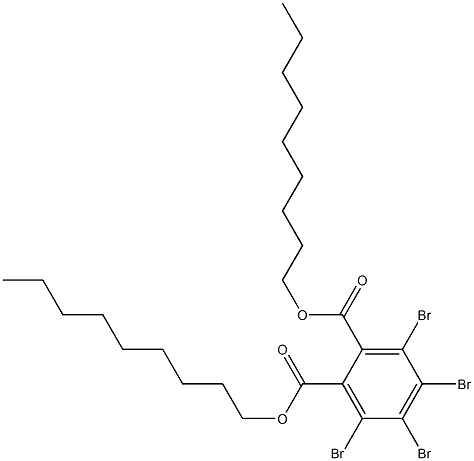 Tetrabromophthalic acid dinonyl ester Structure