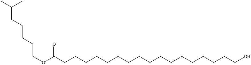 Isooctyl hydroxystearate Structure