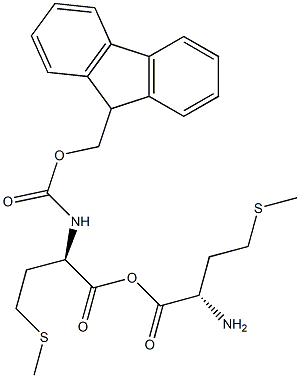 N-fluorenylmethoxycarbonyl-D-methionine (methionine) Structure