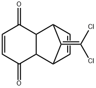 (1R,4S,4aS,8aR)-9-(dichloromethylene)-1,4,4a,8a-tetrahydro-1,4-methanonaphthalene-5,8-dione Structure