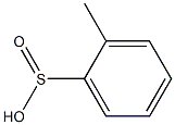 2-methylbenzenesulfinic acid Structure