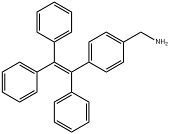 4-(1,2,2-Triphenylethenyl)benzenemethanamine Structure