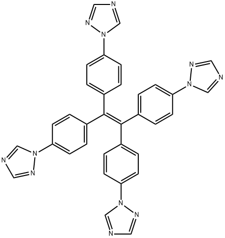 Tetrakis(4-triazolylphenyl)ethylene Structure