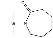2H-Azepin-2-one, hexahydro-1-(trimethylsilyl)- Structure
