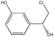 3-[(1R)-2-chloro-1-hydroxyethyl]phenol Structure