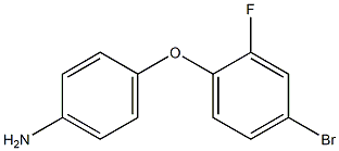 4-(4-bromo-2-fluorophenoxy)aniline Structure