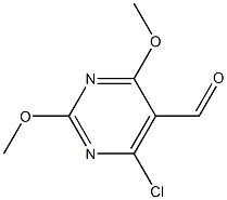 2,4-Dimethoxy-6-chloropyrimidine-5-carbaldehyde Structure