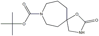 tert-butyl 2-oxo-1-oxa-3,8-diazaspiro[4.6]undecane-8-carboxylate Structure