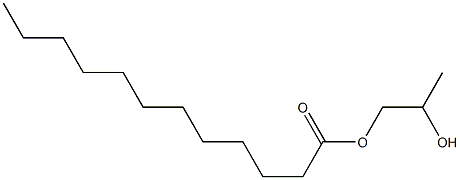 Propylene glycol laurate Structure