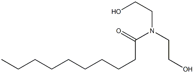 Decanoyldiethanolamine Structure