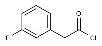 2-(3-fluorophenyl)acetyl chloride Structure