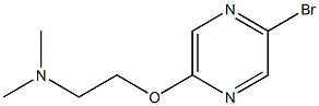 2-BROMO-5-(2-DIMETHYLAMINOETHOXY)PYRAZINE Structure