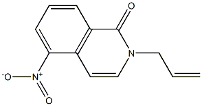 2-allyl-5-nitro-1(2H)-isoquinolinone Structure