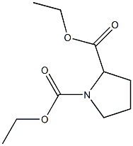 diethyl pyrrolidin-1,2-dicarboxylate Structure