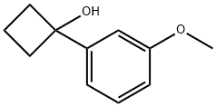 1-(3-methoxyphenyl)cyclobutan-1-ol Structure