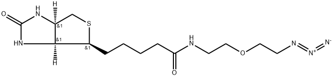N-(2-(2-Azidoethoxy)ethyl)-5-((3aS,4S,6aR)-2-oxohexahydro-1H-thieno[3,4-d]imidazol-4-yl)pentanamide Structure