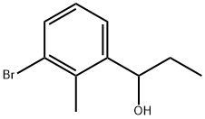 1-(3-bromo-2-methylphenyl)propan-1-ol Structure