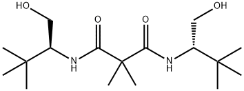 N1,N3-Bis[(1S)-1-(hydroxymethyl)-2,2-dimethylpropyl]-2,2-dimethylpropanediamide Structure