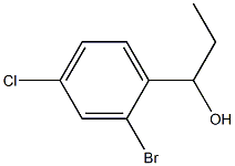 1-(2-bromo-4-chlorophenyl)propan-1-ol Structure