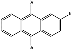 Anthracene, 2,9,10-tribromo- Structure