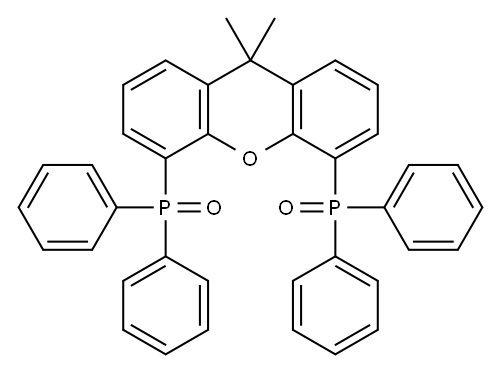 Phosphine oxide, (9,9-dimethyl-9H-xanthene-4,5-diyl)bis[diphenyl- Structure