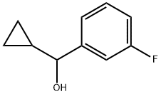cyclopropyl(3-fluorophenyl)methanol Structure