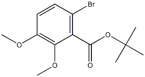 t-Butyl-6-Bromo-2,3-dimethoxybenzoic acid Structure