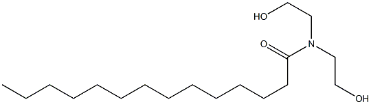 Myristoyl diethanolamine Structure