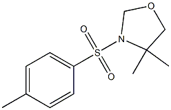 4,4-dimethyl-3-[(4-methylphenyl)sulfonyl]-1,3-oxazolane Structure