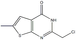 2-(Chloromethyl)-6-methylthieno[2,3-d]pyrimidin-4(3H)-one ,97% Structure