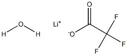 LITHIUM TRIFLUOROACETATE HYDRATE Structure