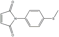 1-[4-(methylsulfanyl)phenyl]-2,5-dihydro-1H-pyrrole-2,5-dione Structure