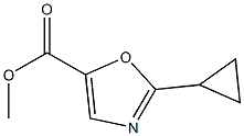 methyl 2-cyclopropyloxazole-5-carboxylate Structure