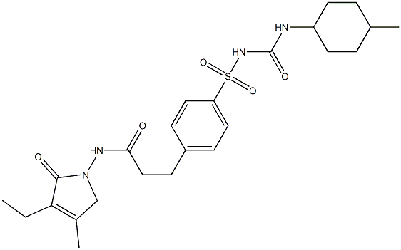 Glimepiride Impurity 30 Structure