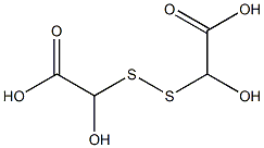 dithiodiglycollic acid Structure