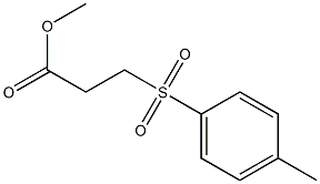 methyl 3-[(4-methylbenzene)sulfonyl]propanoate Structure