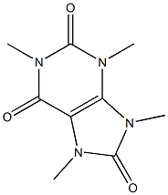 Tetramethyl uric acid Structure