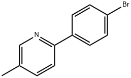 C12H10BrN Substance Availability 2-(4-bromophenyl)-5-methylpyridine Structure