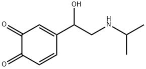 3,5-Cyclohexadiene-1,2-dione, 4-[1-hydroxy-2-[(1-methylethyl)amino]ethyl]- Structure