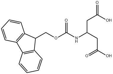 Fmoc-beta-homoaspartic acid Structure