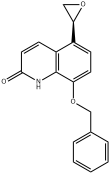 (S)-8-(Benzyloxy)-5-(oxiran-2-yl)quinolin-2(1H)-one Structure