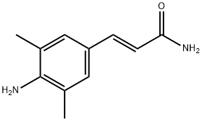 2-Propenamide, 3-(4-amino-3,5-dimethylphenyl)-, (2E)- Structure